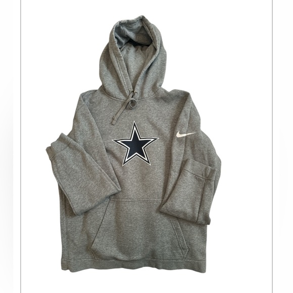 Unisex Nike Gray/Blue Dallas Cowboys Hoodie, Medium - Picture 8 of 8
